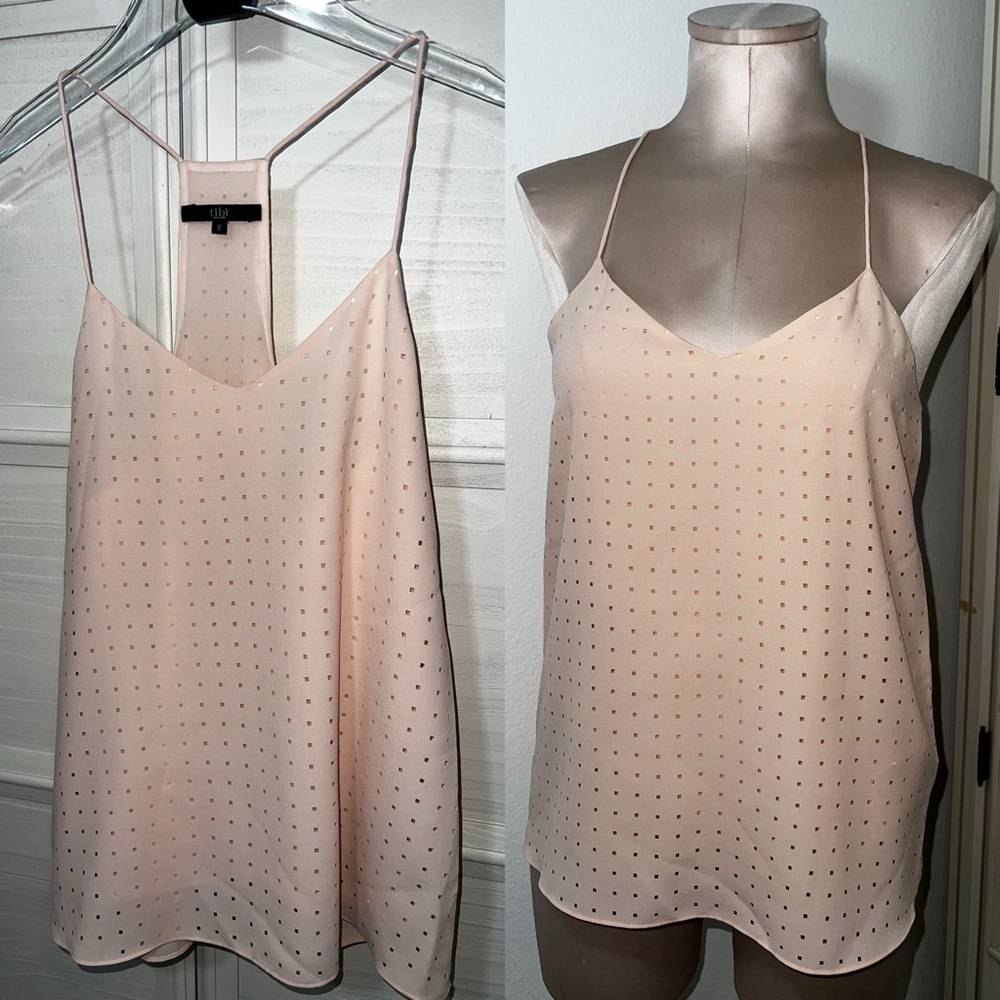 Tibi Blush Pink Cami Wowmen’s Top Sz 0